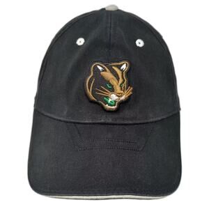 Kane County Cougars MiLB Proflex Outdoor Cap Hat Black Gold Size L Stretch Fit